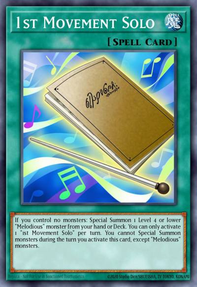 1st Movement Solo Super Rare MP15-EN169 2015 Mega-Tin Mega Pack Yugioh card