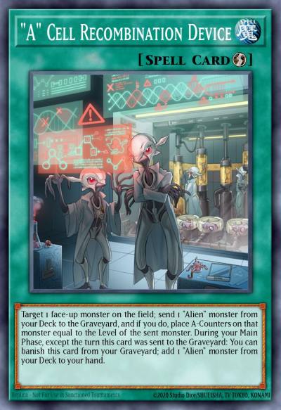 A Cell Recombination Device Common INOV-EN063 Invasion Vengeance Yugioh card