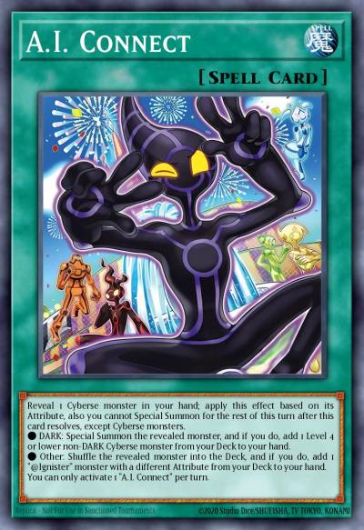 AI Connect Super Rare ALIN-EN054 Alliance Insight Yugioh card