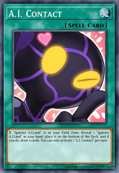 AI Contact Ultra Rare MP21-EN073 2021 Tin of Ancient Battles Yugioh card