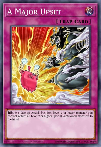A Major Upset Short Print ANPR-EN080 Ancient Prophecy Yugioh card