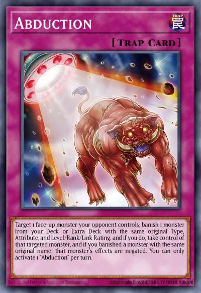 Abduction Super Rare ALIN-EN080 Alliance Insight Yugioh card
