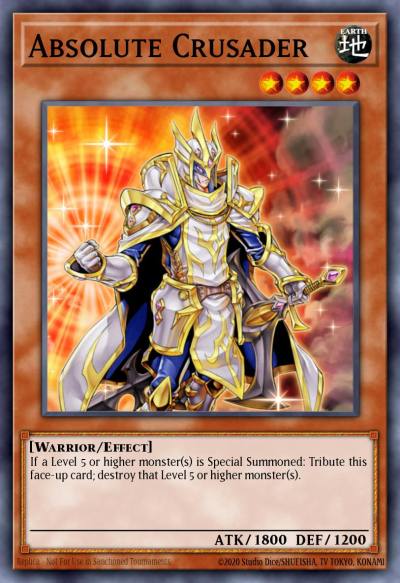 Absolute Crusader Super Rare GENF-EN036 Generation Force Yugioh card