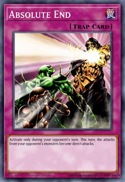 Absolute End Common DR3-EN050 Dark Revelation Volume 3 Yugioh card