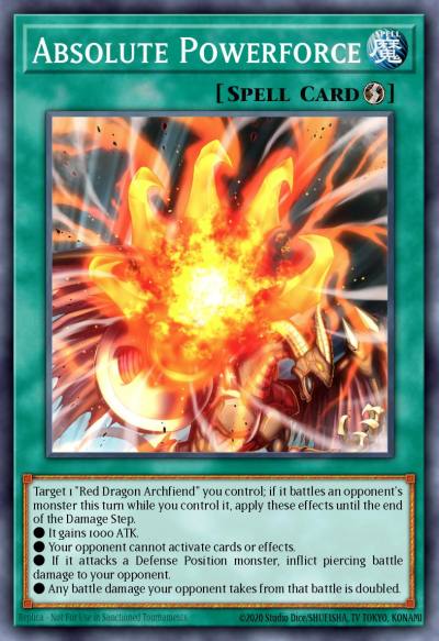 Absolute Powerforce Common SDCK-EN025 Structure Deck The Crimson King Yugioh card