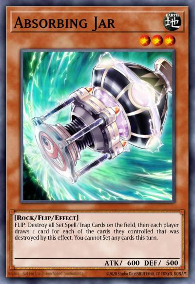 Absorbing Jar Rare GAOV-EN037 Galactic Overlord Yugioh card