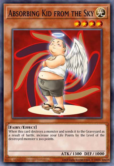 Absorbing Kid from the Sky Common AST-072 Ancient Sanctuary Yugioh card