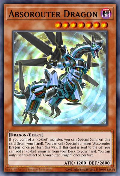 Absorouter Dragon Rare MZMU-EN090 Maze of Muertos Yugioh card