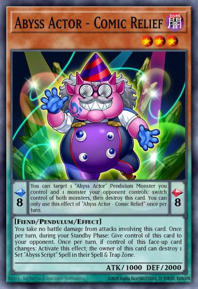 Abyss Actor - Comic Relief Common LDS2-EN061 Legendary Duelists Season 2 Yugioh card