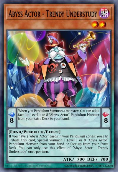 Abyss Actor - Trendy Understudy Common MP18-EN101 2018 Mega-Tin Mega Pack Yugioh card