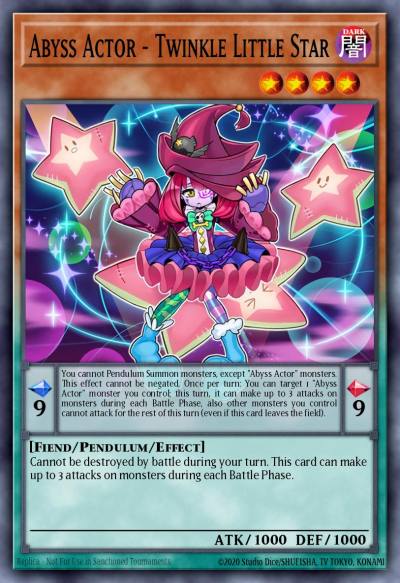 Abyss Actor - Twinkle Little Star Common ROTD-EN081 Rise of the Duelist Yugioh card