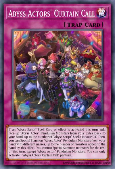 Abyss Actors Curtain Call Common LDS2-EN064 Legendary Duelists Season 2 Yugioh card