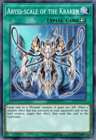 Abyss-scale of the Kraken Common ABYR-EN056 Abyss Rising Yugioh card