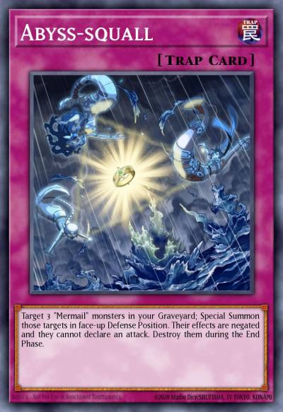 Abyss-squall Super Rare ABYR-EN071 Abyss Rising Yugioh card