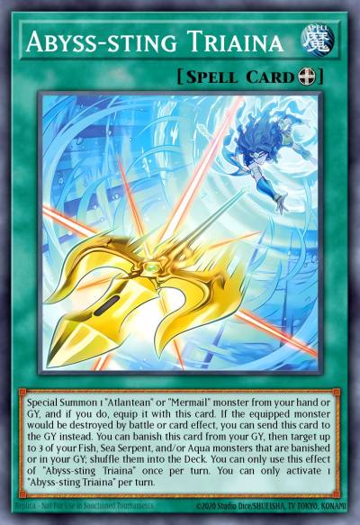 Abyss-sting Triaina Ultra Rare MP25-EN253 2025 Mega-Pack Tin Yugioh card