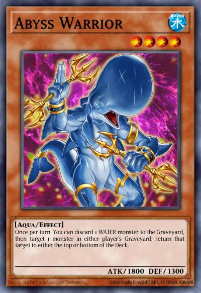 Abyss Warrior Common ABYR-EN028 Abyss Rising Yugioh card
