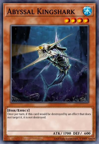 Abyssal Kingshark Common BP01-EN155 Battle Pack Epic Dawn Yugioh card