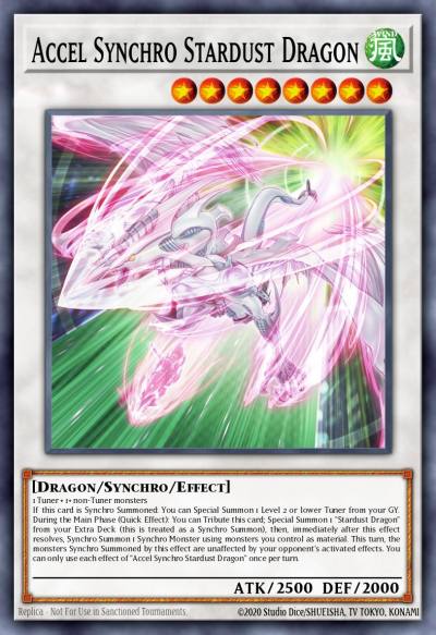 Accel Synchro Stardust Dragon Quarter Century Secret Rare MP24-EN030 25th Anniversary Tin Dueling Mirrors Yugioh card