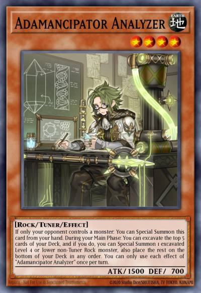 Adamancipator Analyzer Super Rare MP21-EN226 2021 Tin of Ancient Battles Yugioh card