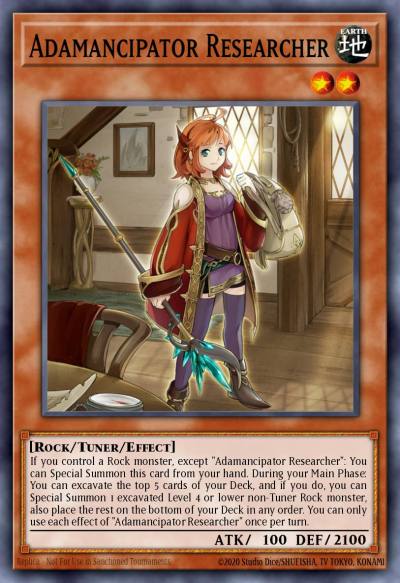 Adamancipator Researcher Ultra Rare MP21-EN225 2021 Tin of Ancient Battles Yugioh card