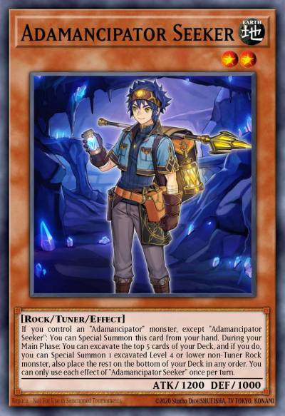 Adamancipator Seeker Super Rare MP21-EN224 2021 Tin of Ancient Battles Yugioh card