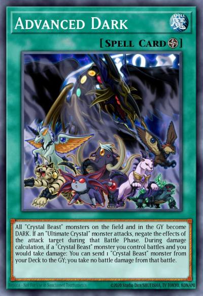 Advanced Dark Ultra Rare BLCR-EN054 Battles of Legend Crystal Revenge Yugioh card