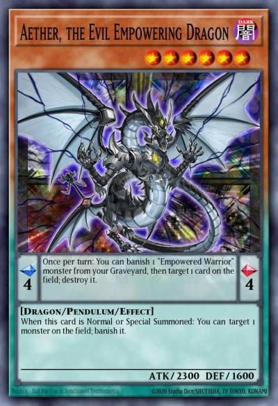 Aether the Evil Empowering Dragon Super Rare CT13-EN011 2016 Mega-Tins Yugioh card
