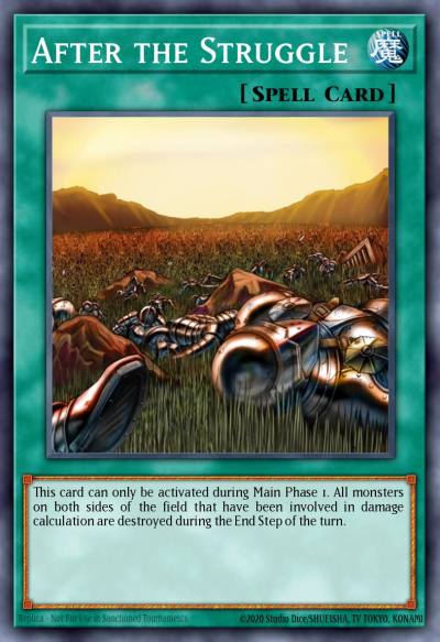 After the Struggle Common DB2-EN195 Dark Beginning 2 Yugioh card