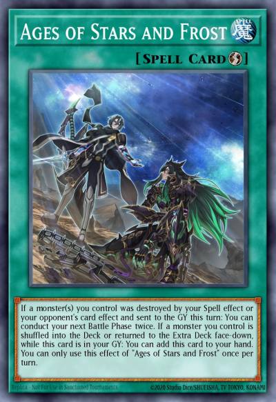 Ages of Stars and Frost Common MP25-EN318 2025 Mega-Pack Tin Yugioh card