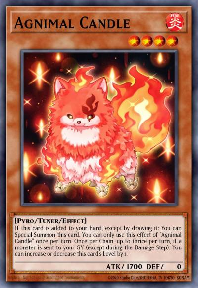 Agnimal Candle Ultra Rare MP24-EN218 25th Anniversary Tin Dueling Mirrors Yugioh card