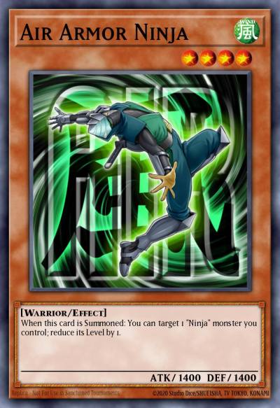 Air Armor Ninja Common ORCS-EN014 Order of Chaos Yugioh card