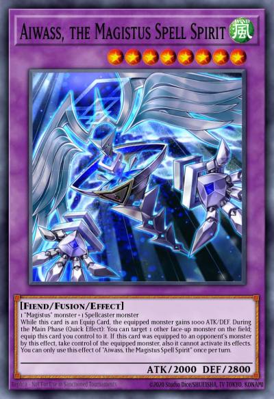 Aiwass the Magistus Spell Spirit Super Rare GEIM-EN005 Genesis Impact Yugioh card
