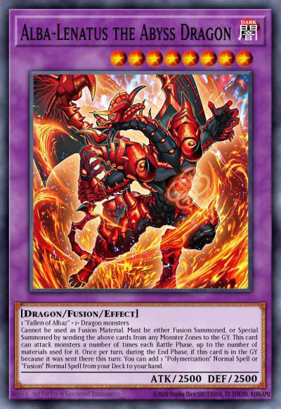 Alba-Lenatus the Abyss Dragon Ultra Rare MP23-EN080 25th Anniversary Tin Dueling Heroes Mega Pack Yugioh card