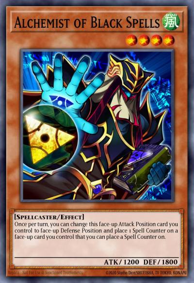 Alchemist of Black Spells Ultimate Rare ABPF-EN082 Absolute Powerforce Yugioh card