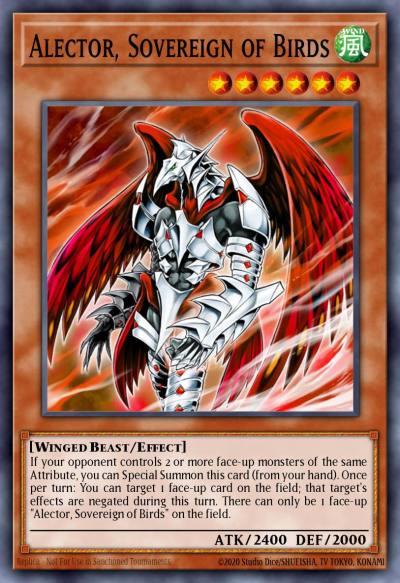 Alector Sovereign of Birds Common BP01-EN153 Battle Pack Epic Dawn Yugioh card