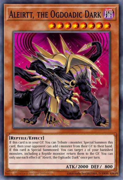 Aleirtt the Ogdoadic Dark Super Rare ANGU-EN006 Ancient Guardians Yugioh card