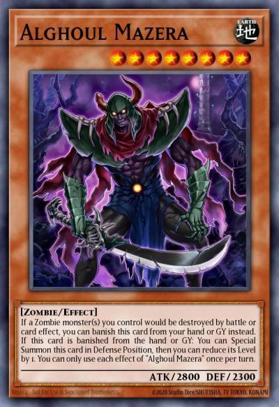 Alghoul Mazera Common DIFO-EN014 Dimension Force Yugioh card