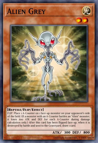 Alien Grey Common POTD-EN024 Power of the Duelist Yugioh card