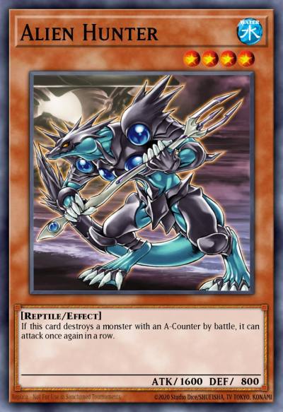 Alien Hunter Common POTD-EN026 Power of the Duelist Yugioh card