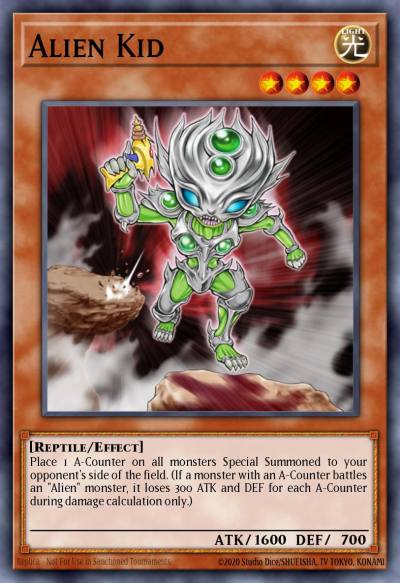 Alien Kid Super Rare CRMS-EN084 Crimson Crisis Yugioh card