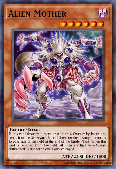 Alien Mother Common CP08-EN017 Champion Pack Game Eight Yugioh card