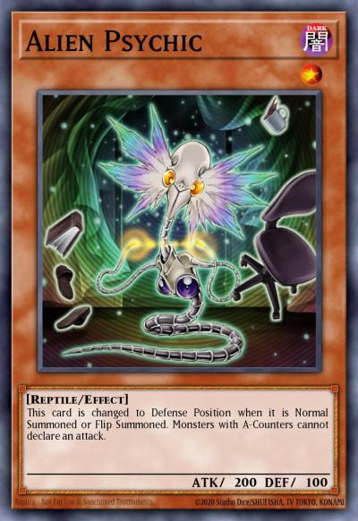 Alien Psychic Common STON-EN031 Strike of Neos Yugioh card