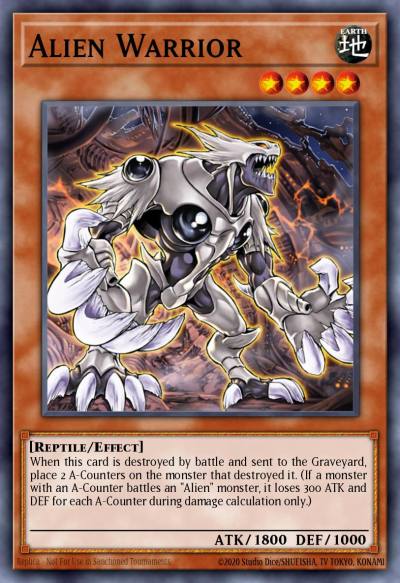 Alien Warrior Common CP08-EN016 Champion Pack Game Eight Yugioh card