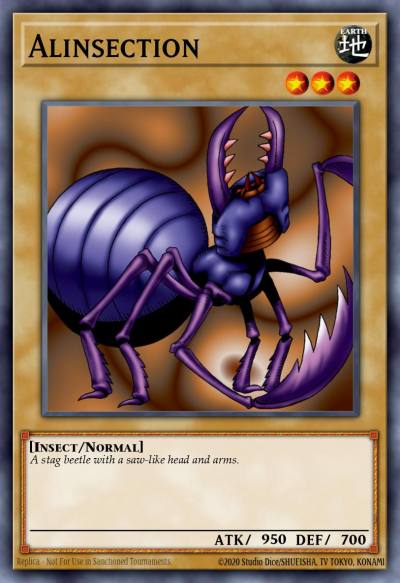Alinsection Common SS03-ENB07 Speed Duel Starter Decks Ultimate Predators Yugioh card