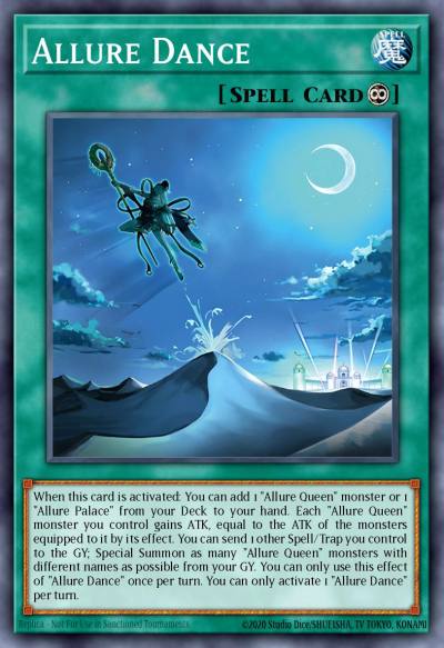 Allure Dance New MZTM-EN060 Maze of the Master Yugioh card