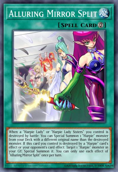 Alluring Mirror Split Common LDS2-EN085 Legendary Duelists Season 2 Yugioh card
