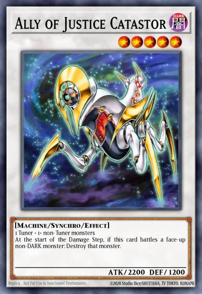 Ally of Justice Catastor Super Rare CT10-EN006 2013 Collectible Tins Wave 1 Yugioh card