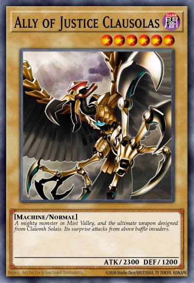 Ally of Justice Clausolas Common STAS-EN008 2-Player Starter Set Yugioh card