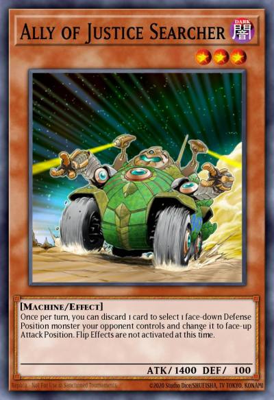 Ally of Justice Searcher Duel Terminal Rare Parallel Rare DT02-EN025 Duel Terminal 2 Yugioh card