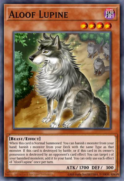 Aloof Lupine Rare MP20-EN015 2020 Tin of Lost Memories Mega Pack Yugioh card